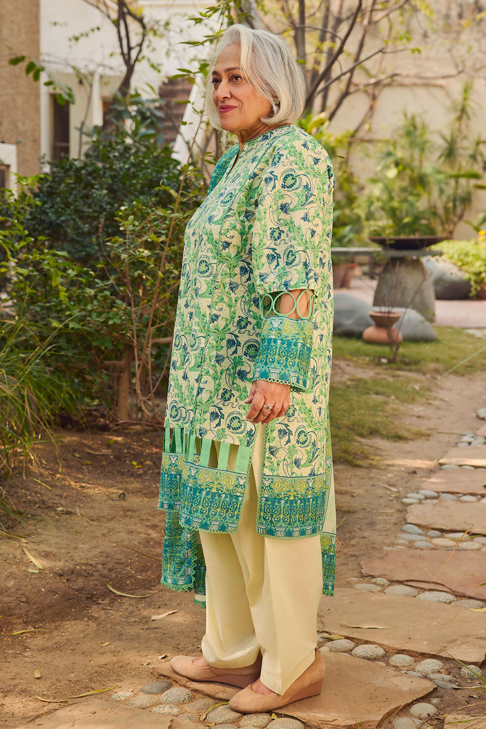 Tribute To Mother by Gul Ahmed Unstitched Printed Lawn 3 Piece Suit GA26UTM CL-62052 A - Summer Collection