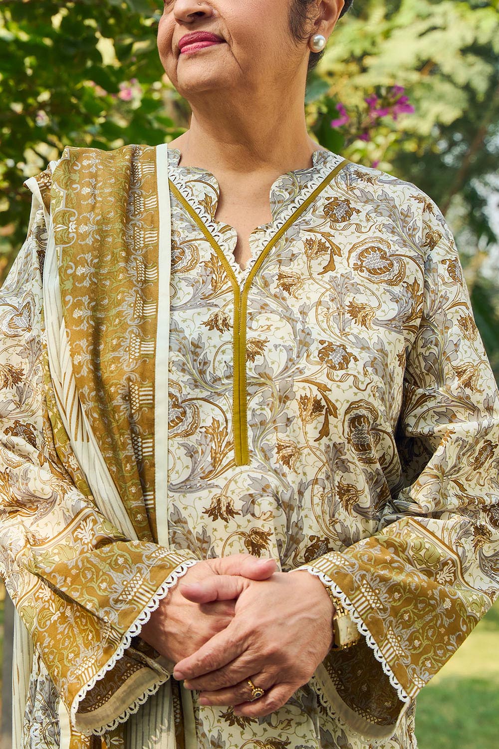 Tribute To Mother by Gul Ahmed Unstitched Printed Lawn 3 Piece Suit GA26UTM CL-62052 B - Summer Collection