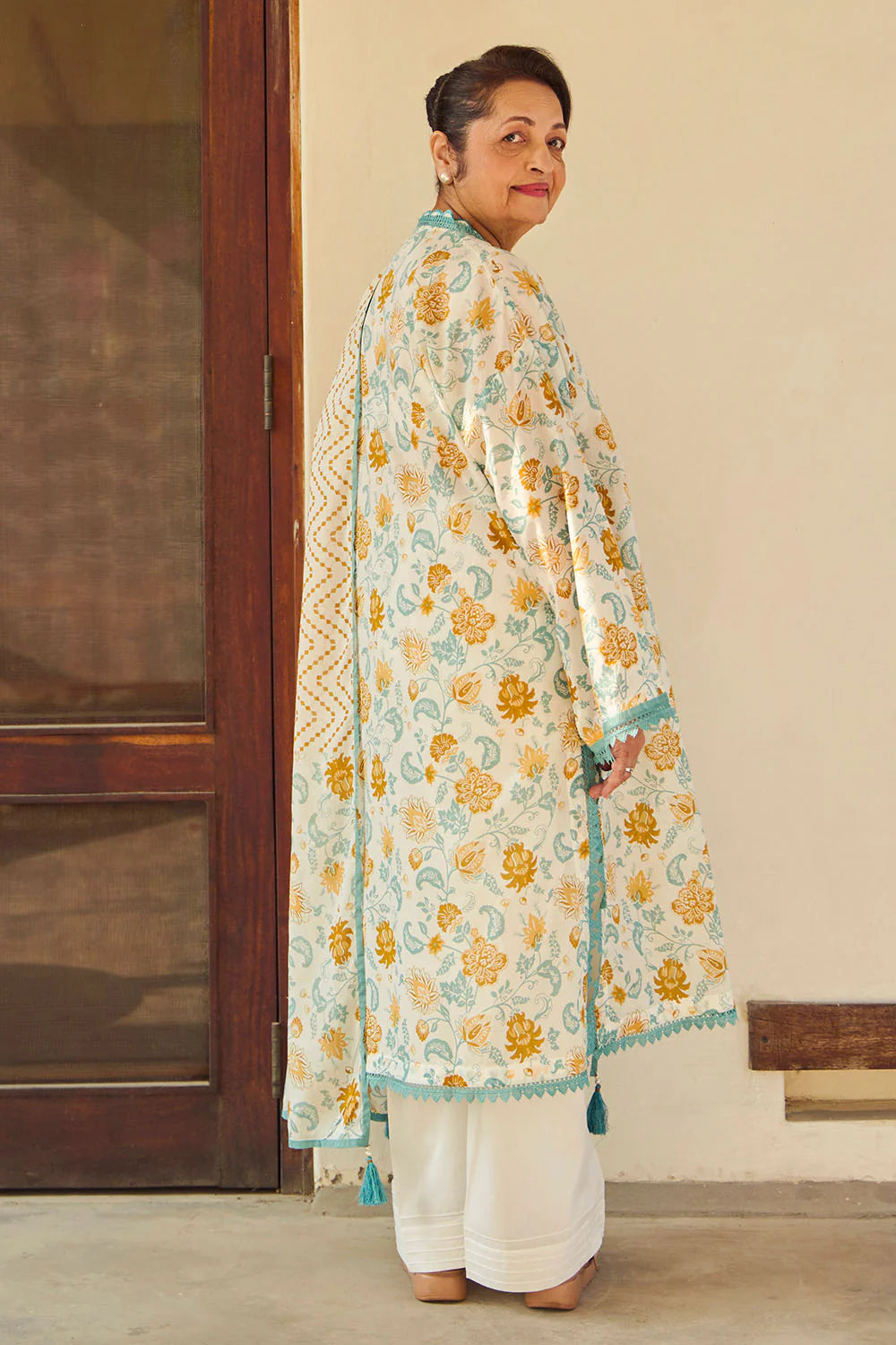 Tribute To Mother by Gul Ahmed Unstitched Printed Lawn 3 Piece Suit GA26UTM CL-62071 B - Summer Collection