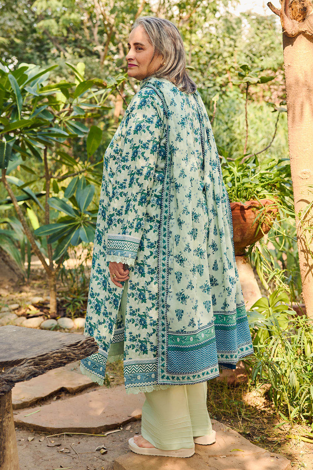 Tribute To Mother by Gul Ahmed Unstitched Printed Lawn 3 Piece Suit GA26UTM CL-62086 A - Summer Collection
