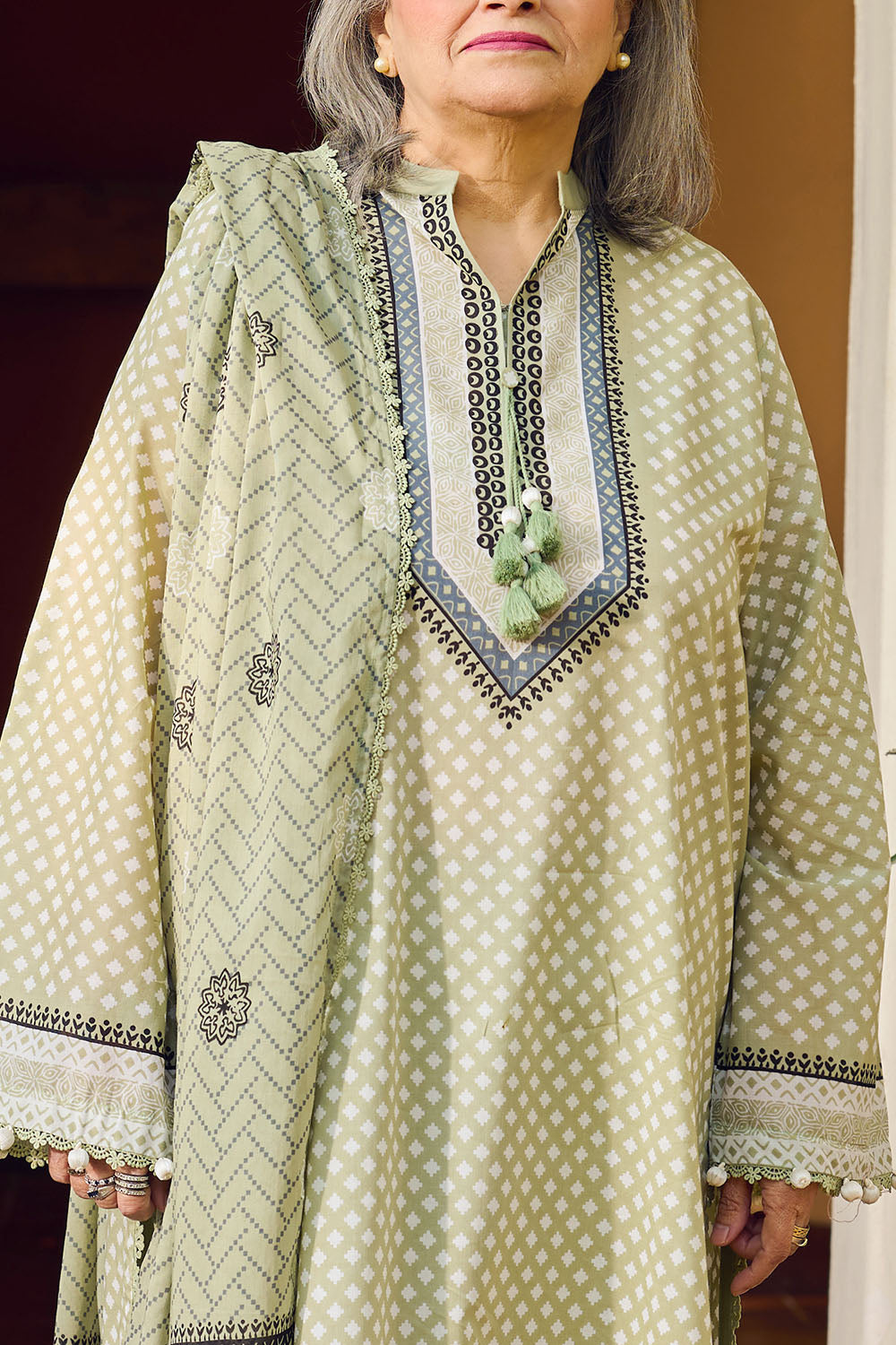 Tribute To Mother by Gul Ahmed Unstitched Printed Lawn 3 Piece Suit GA26UTM CL-62103 B - Summer Collection