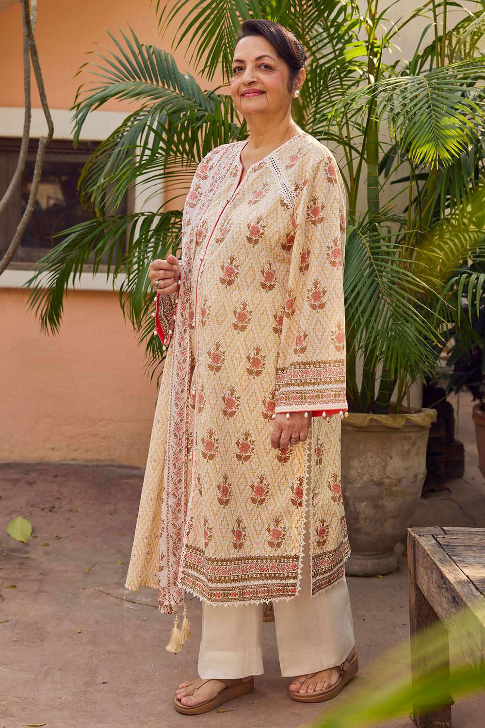 Tribute To Mother by Gul Ahmed Unstitched Printed Lawn 3 Piece Suit GA26UTM CL-62107 A - Summer Collection
