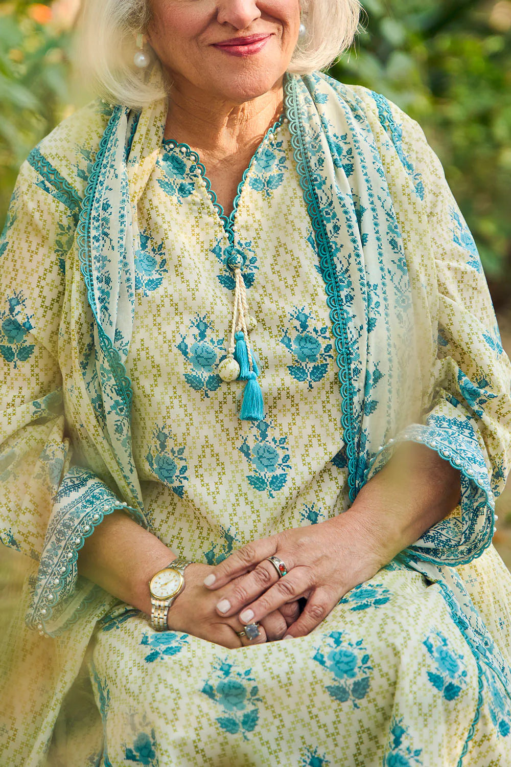 Tribute To Mother by Gul Ahmed Unstitched Printed Lawn 3 Piece Suit GA26UTM CL-62107 B - Summer Collection