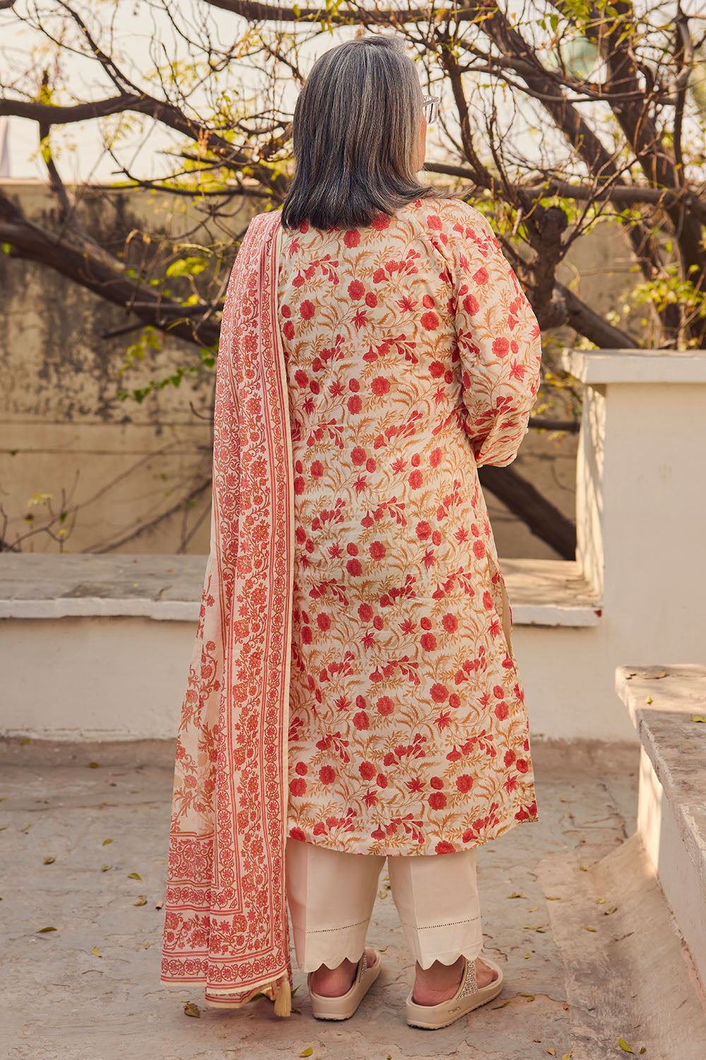 Tribute To Mother by Gul Ahmed Unstitched Printed Lawn 3 Piece Suit GA26UTM CL-62113 B - Summer Collection