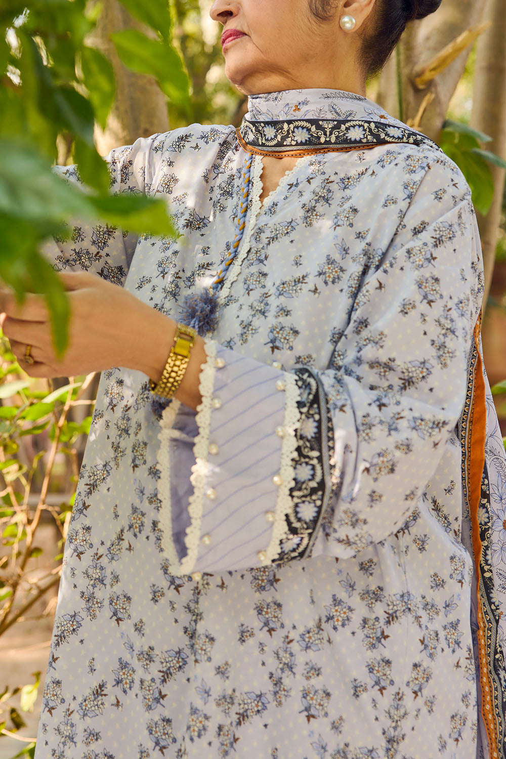 Tribute To Mother by Gul Ahmed Unstitched Printed Lawn 3 Piece Suit GA26UTM CL-62115 A - Summer Collection