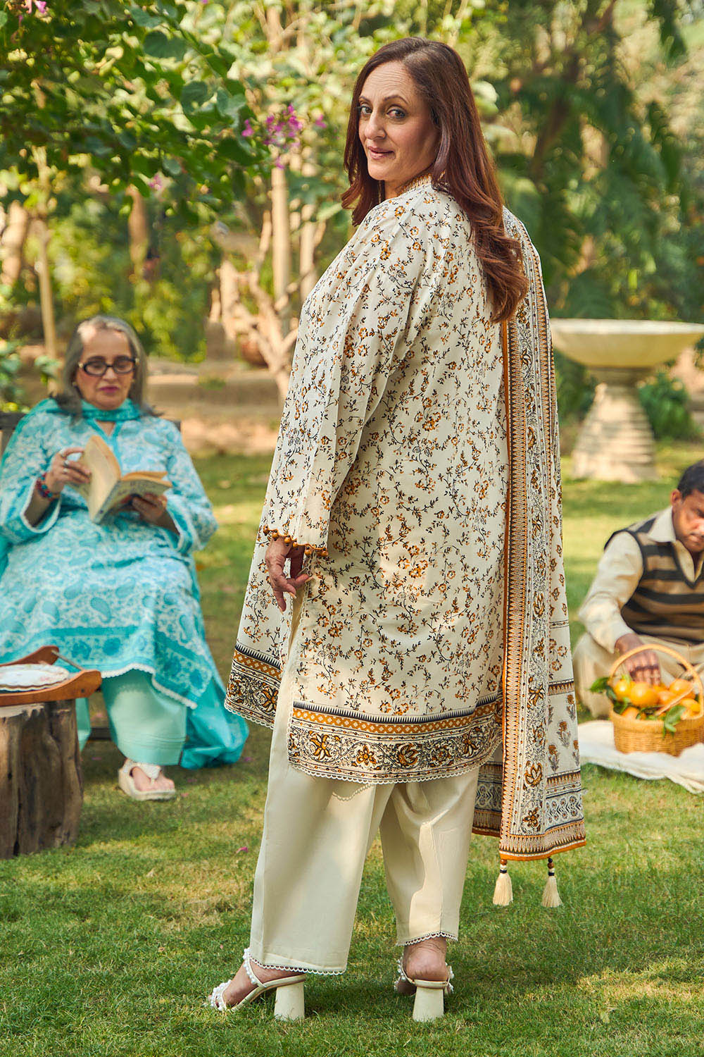 Tribute To Mother by Gul Ahmed Unstitched Printed Lawn 3 Piece Suit GA26UTM CL-62117 A - Summer Collection