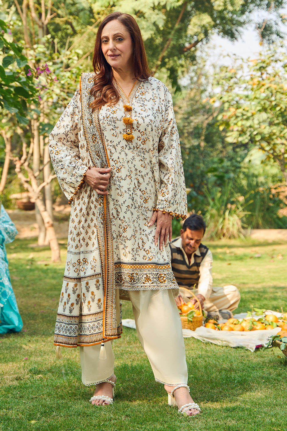 Tribute To Mother by Gul Ahmed Unstitched Printed Lawn 3 Piece Suit GA26UTM CL-62117 A - Summer Collection