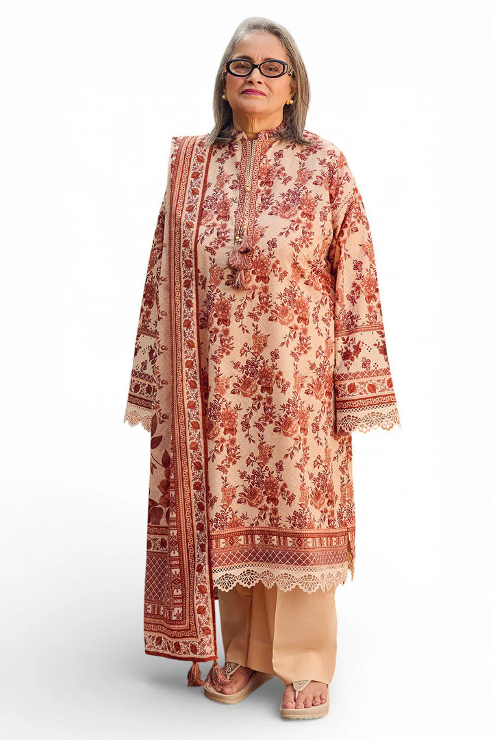 Tribute To Mother by Gul Ahmed Unstitched Printed Lawn 3 Piece Suit GA26UTM CL-62118 B - Summer Collection