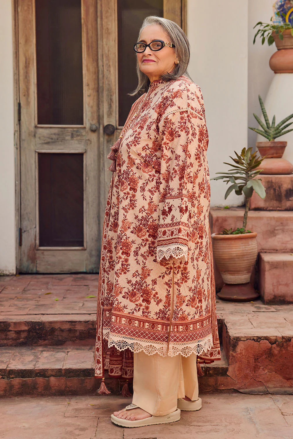 Tribute To Mother by Gul Ahmed Unstitched Printed Lawn 3 Piece Suit GA26UTM CL-62118 B - Summer Collection