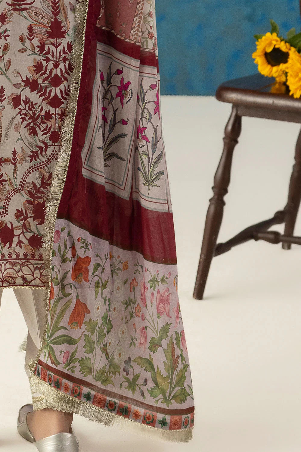 Heritage by Gul Ahmed Unstitched Printed Lawn 3 Piece Suit GA26UFH CL-62138 - Summer Collection