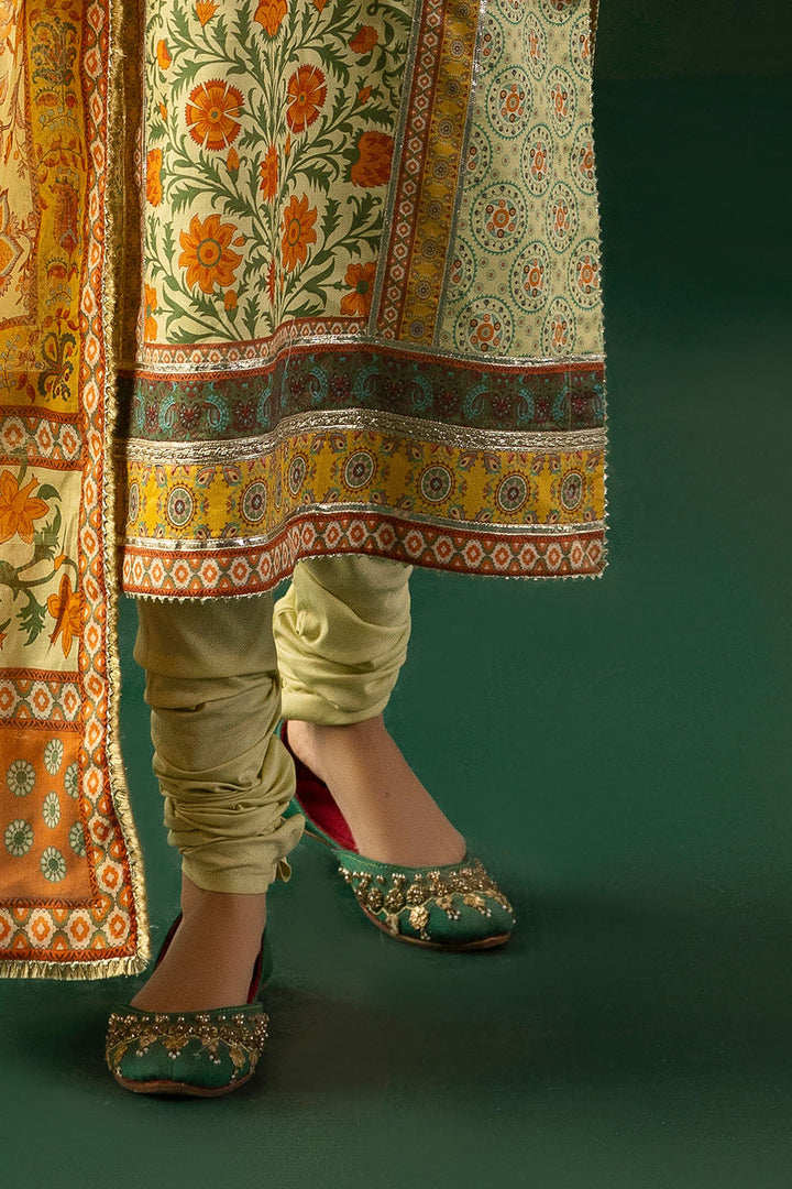 Heritage by Gul Ahmed Unstitched Printed Lawn 3 Piece Suit GA26UFH CL-62140 - Summer Collection