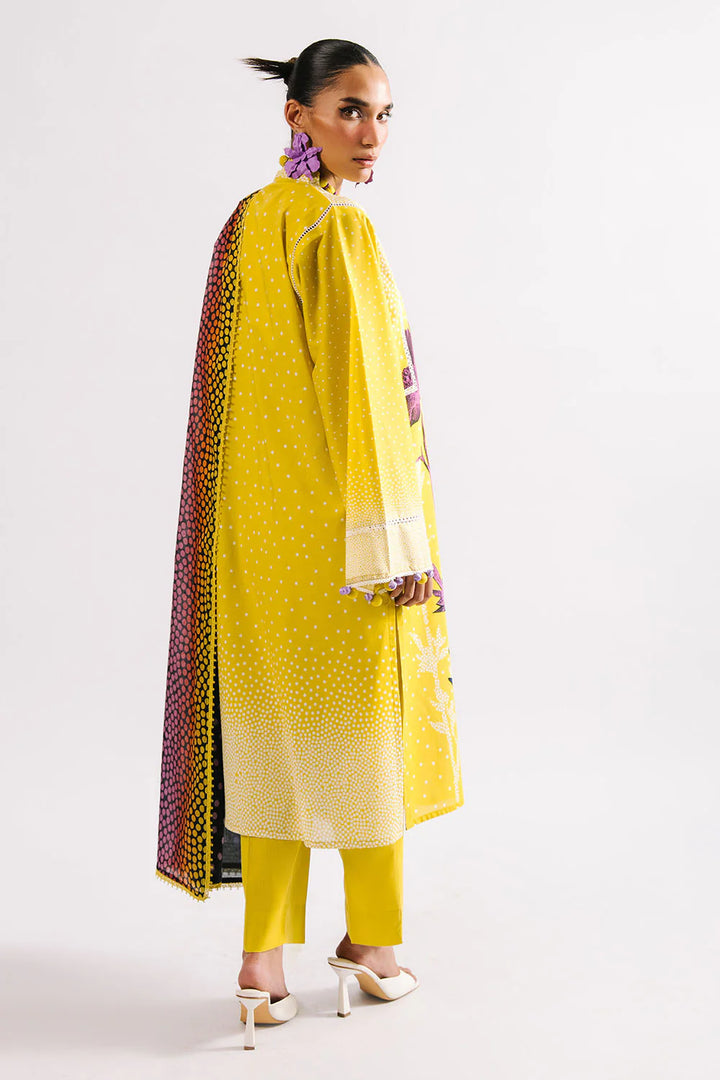 Heritage by Gul Ahmed Unstitched Printed Lawn 3 Piece Suit GA26UFH CL-62160 - Summer Collection