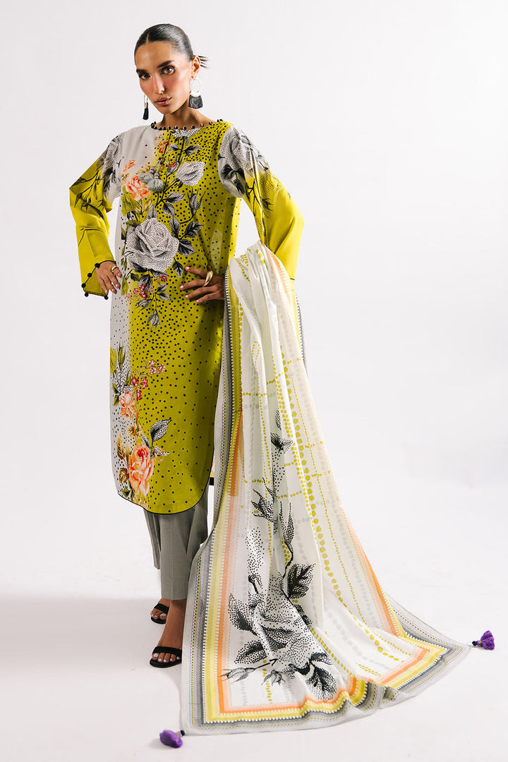 Heritage by Gul Ahmed Unstitched Printed Lawn 3 Piece Suit GA26UFH CL-62208 - Summer Collection
