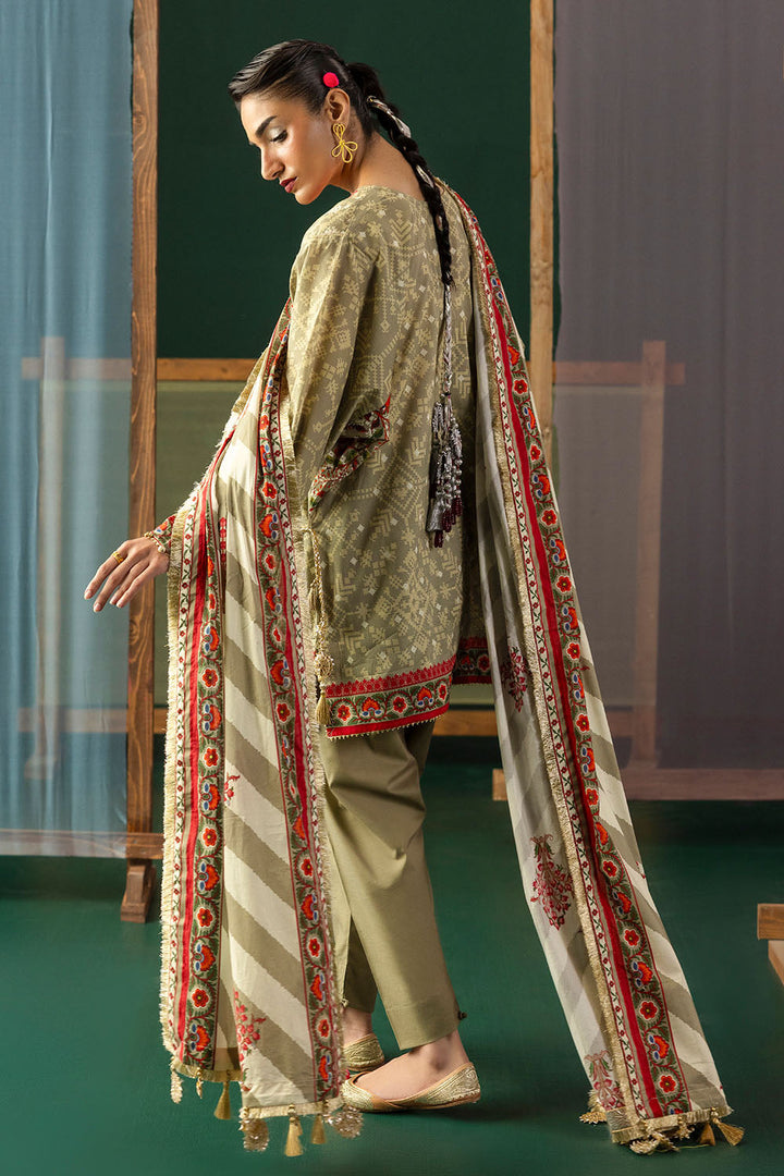 Heritage by Gul Ahmed Unstitched Printed Lawn 3 Piece Suit GA26UFH CL-62247 - Summer Collection