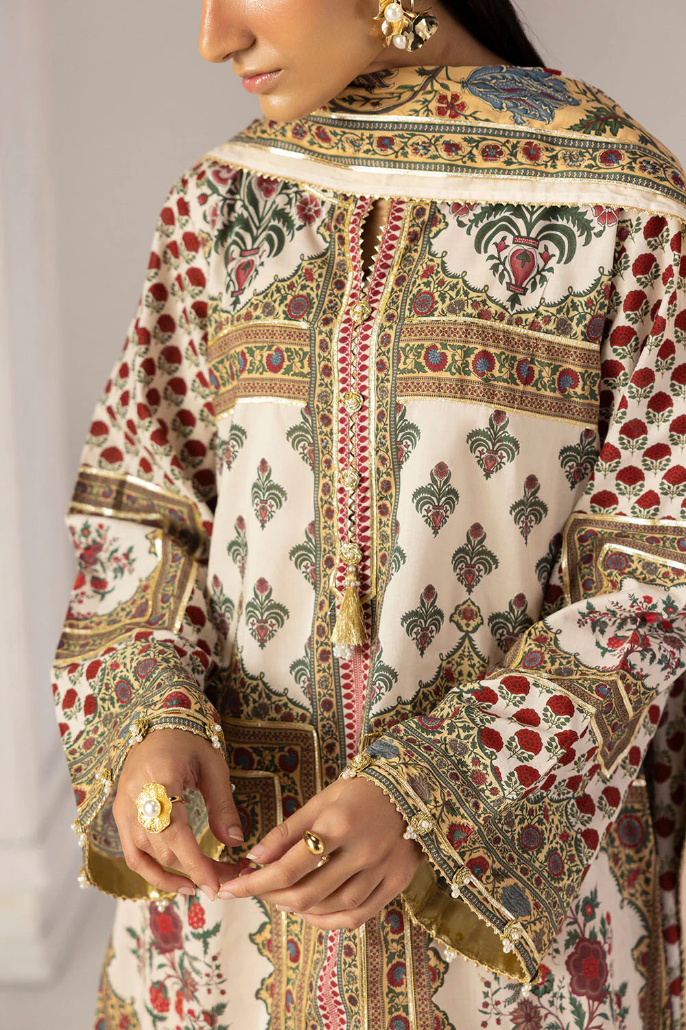 Heritage by Gul Ahmed Unstitched Printed Lawn 3 Piece Suit GA26UFH CL-62248 - Summer Collection