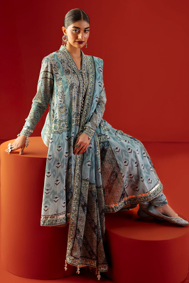 Heritage by Gul Ahmed Unstitched Printed Lawn 3 Piece Suit GA26UFH CL-62303 - Summer Collection