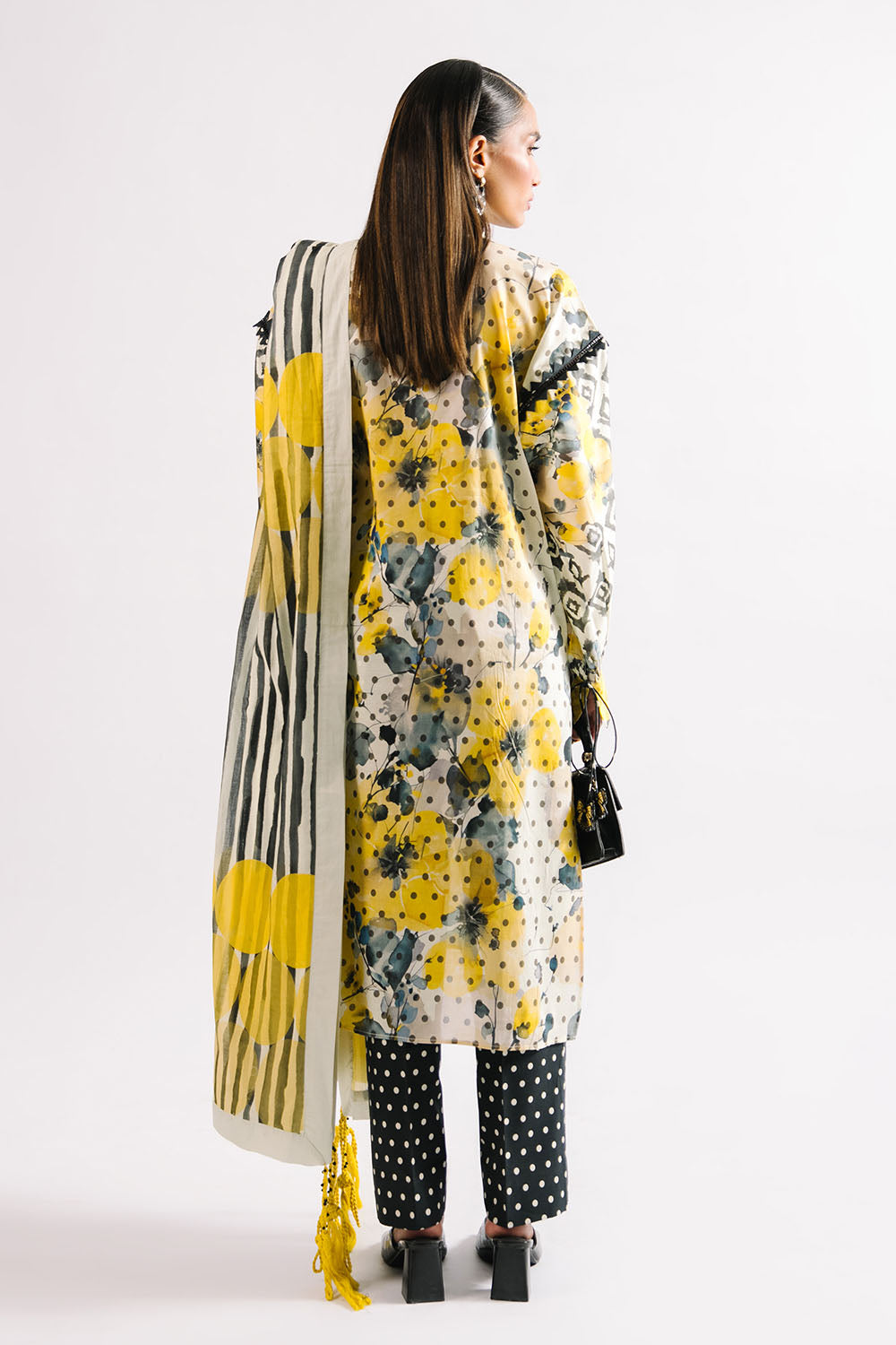 Heritage by Gul Ahmed Unstitched Printed Lawn 3 Piece Suit GA26UFH CL-62155 - Summer Collection