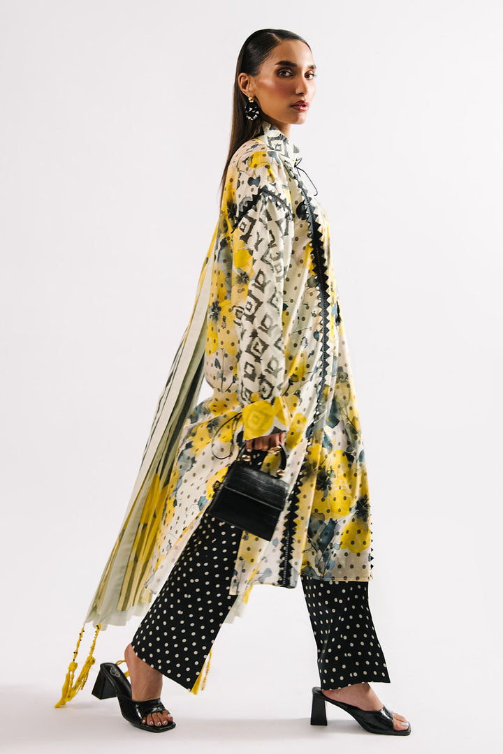 Heritage by Gul Ahmed Unstitched Printed Lawn 3 Piece Suit GA26UFH CL-62155 - Summer Collection