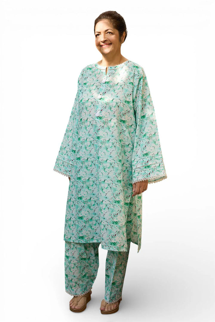 Tribute To Mother by Gul Ahmed Unstitched Printed Lawn 2 Piece Suit GA26UTM SL-62002 - Summer Collection