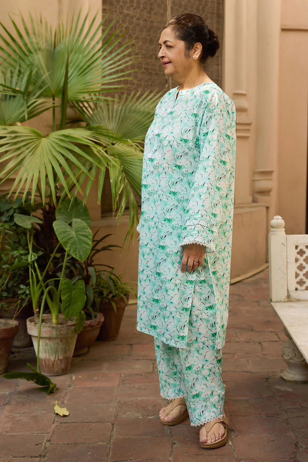 Tribute To Mother by Gul Ahmed Unstitched Printed Lawn 2 Piece Suit GA26UTM SL-62002 - Summer Collection