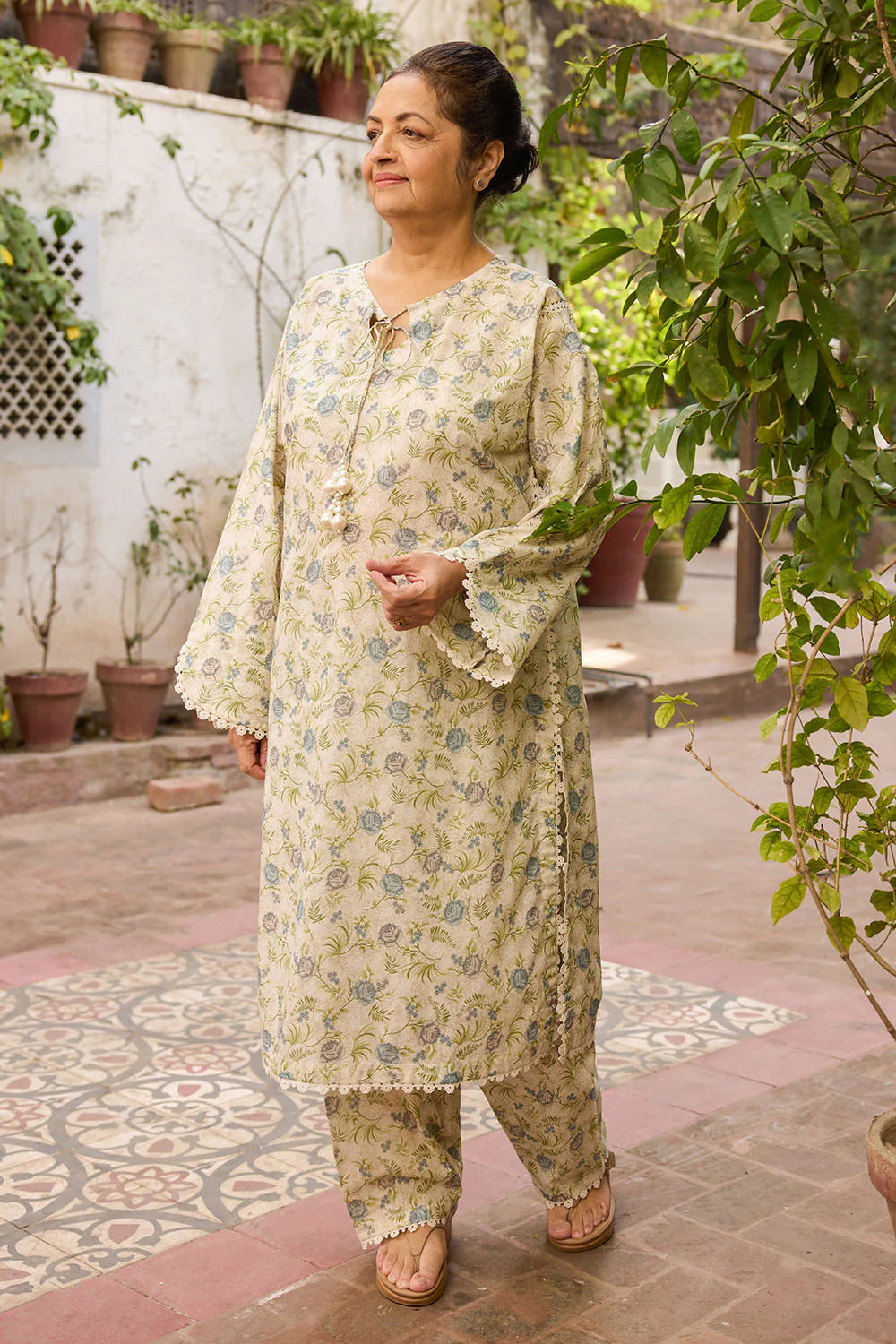 Tribute To Mother by Gul Ahmed Unstitched Printed Lawn 2 Piece Suit GA26UTM SL-62009 - Summer Collection