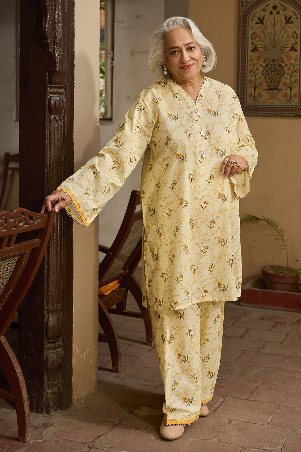 Tribute To Mother by Gul Ahmed Unstitched Printed Lawn 2 Piece Suit GA26UTM SL-62022 - Summer Collection