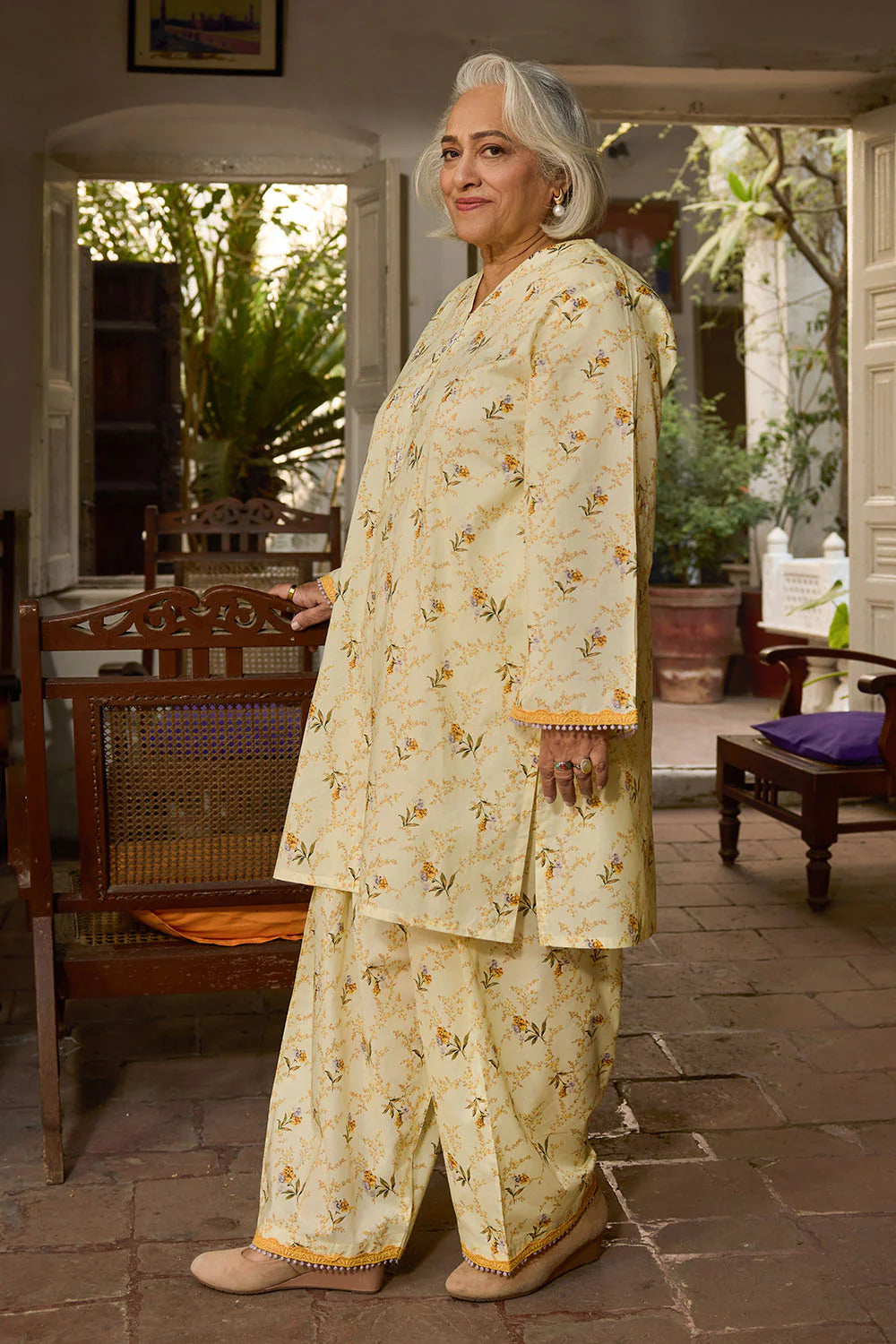 Tribute To Mother by Gul Ahmed Unstitched Printed Lawn 2 Piece Suit GA26UTM SL-62022 - Summer Collection