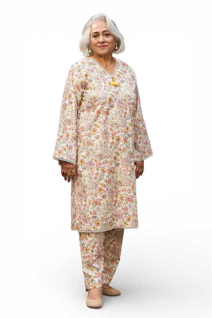 Tribute To Mother by Gul Ahmed Unstitched Printed Lawn 2 Piece Suit GA26UTM SL-62024 - Summer Collection