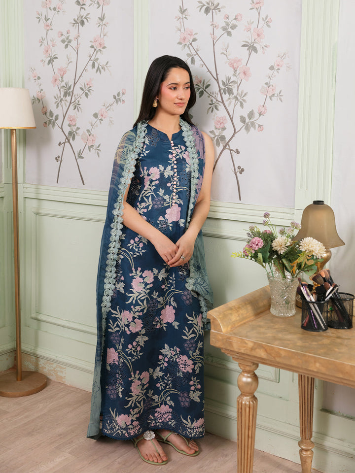 The Meetup by Yards Unstitched Embroidered Lawn 3 Piece Suit Quiet Charm Casual Collection
