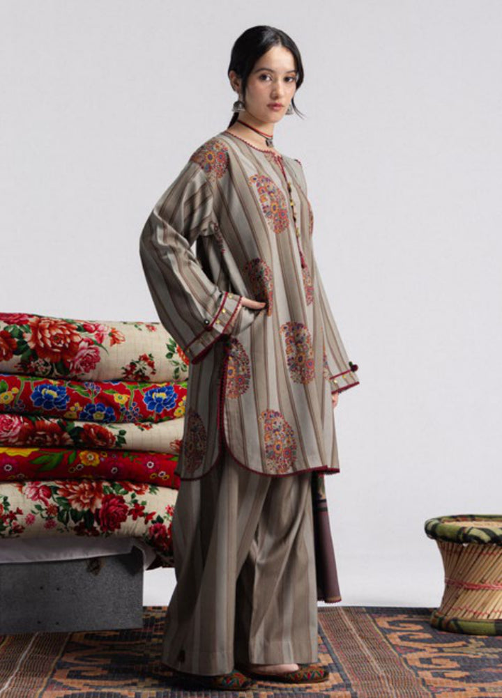 Coco by Zara Shahjahan Unstitched Printed Linen 3 Piece Suit CZ26UPL Rania 4A - Casual Collection