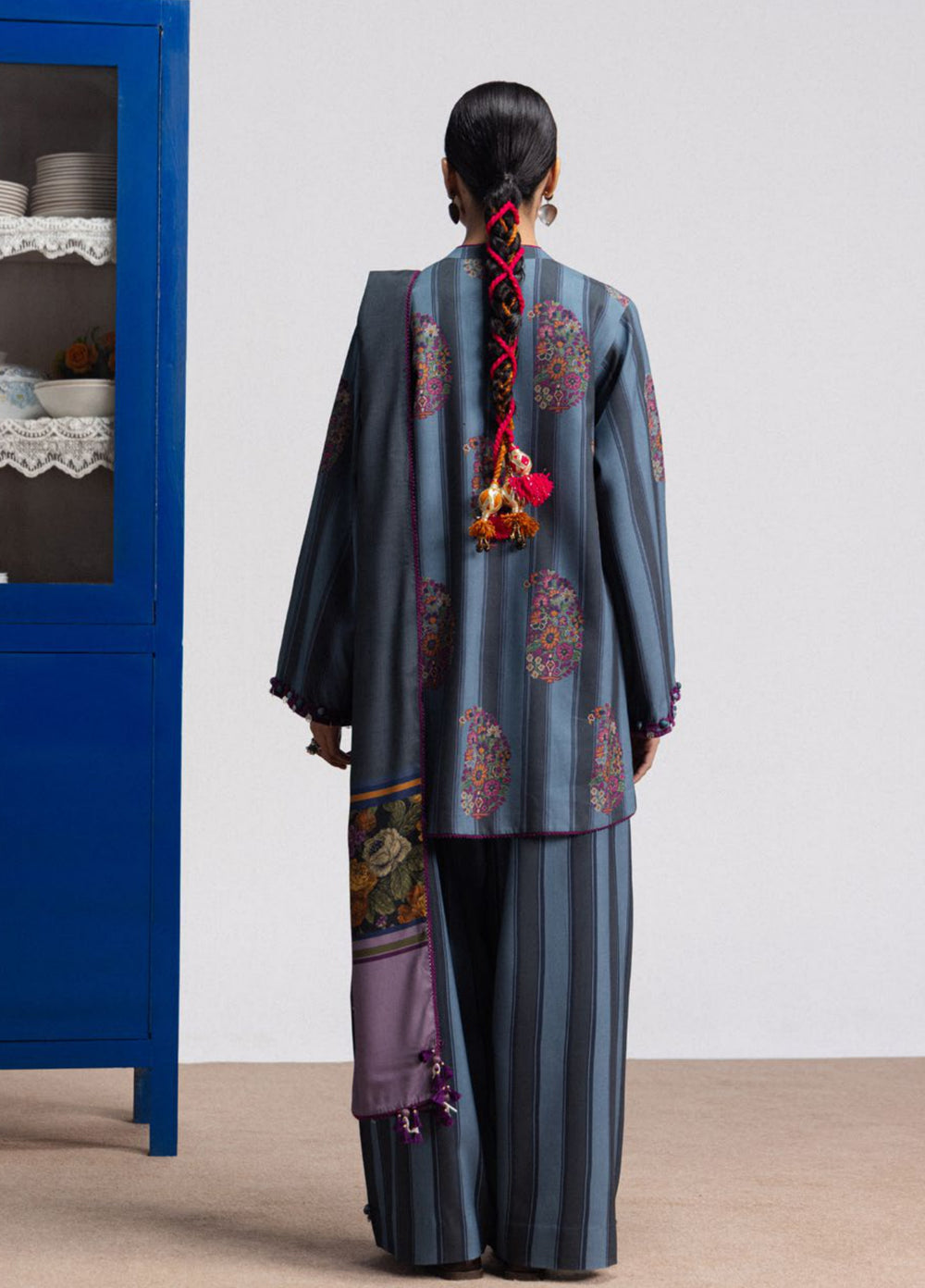 Coco by Zara Shahjahan Unstitched Printed Linen 3 Piece Suit CZ26UPL Rania 4B - Casual Collection