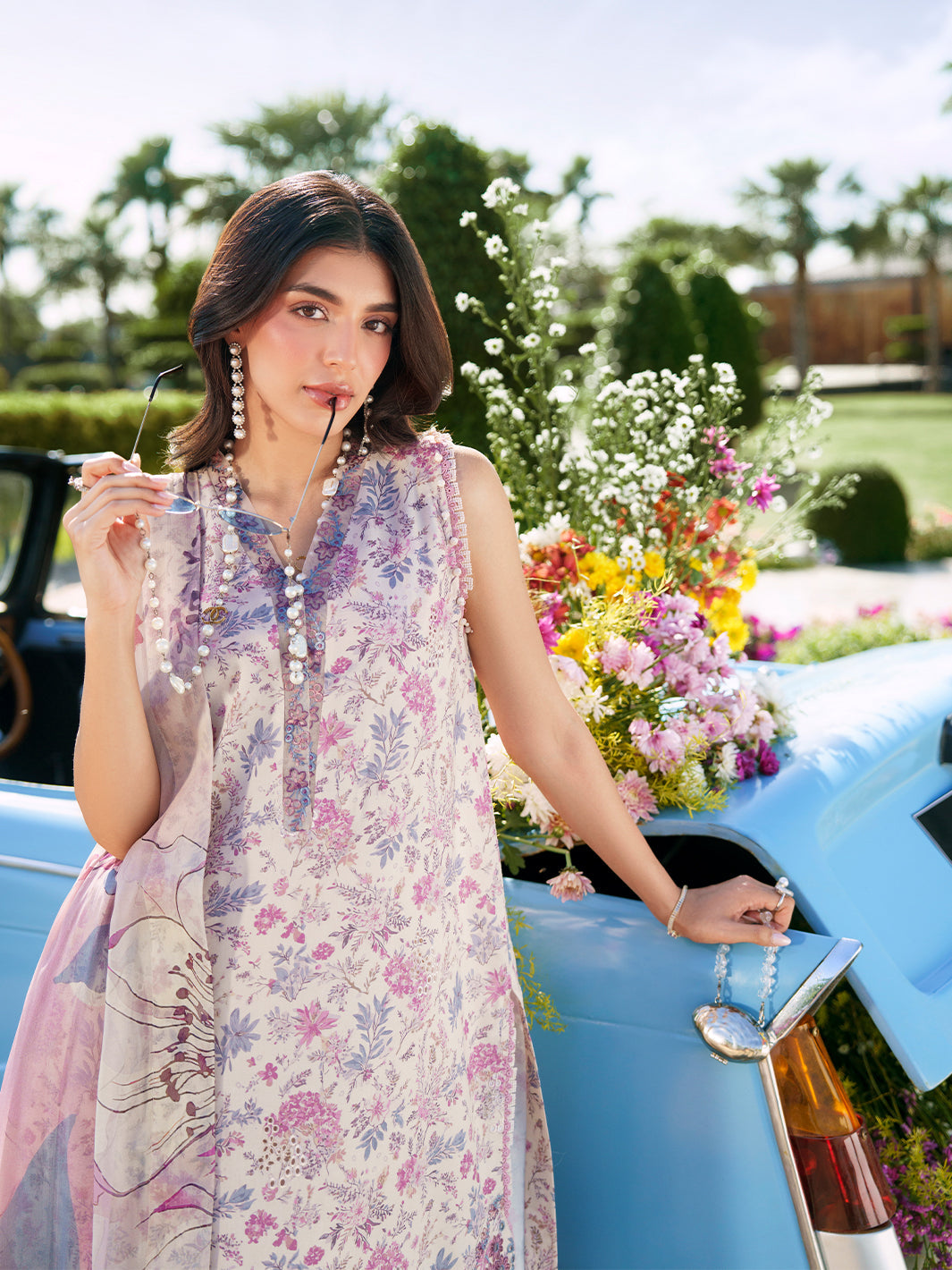Sunset Muse by Izel Unstitched Embroidered Lawn 3 Piece Suit Reve - Eid Collection