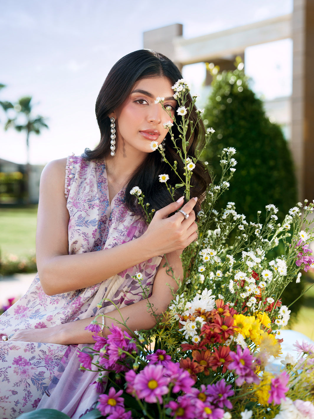 Sunset Muse by Izel Unstitched Embroidered Lawn 3 Piece Suit Reve - Eid Collection