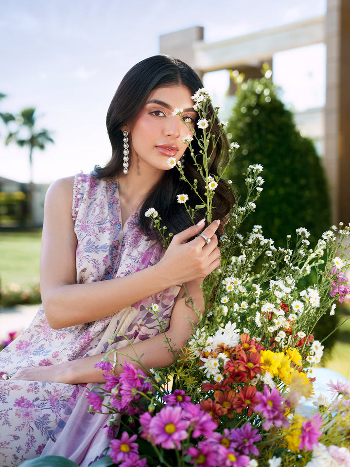 Sunset Muse by Izel Unstitched Embroidered Lawn 3 Piece Suit Reve - Eid Collection