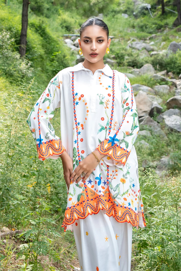 Dhaga Women Pret Printed 2 Piece poly cambric Rita SS25DSP322 - Summer Collection