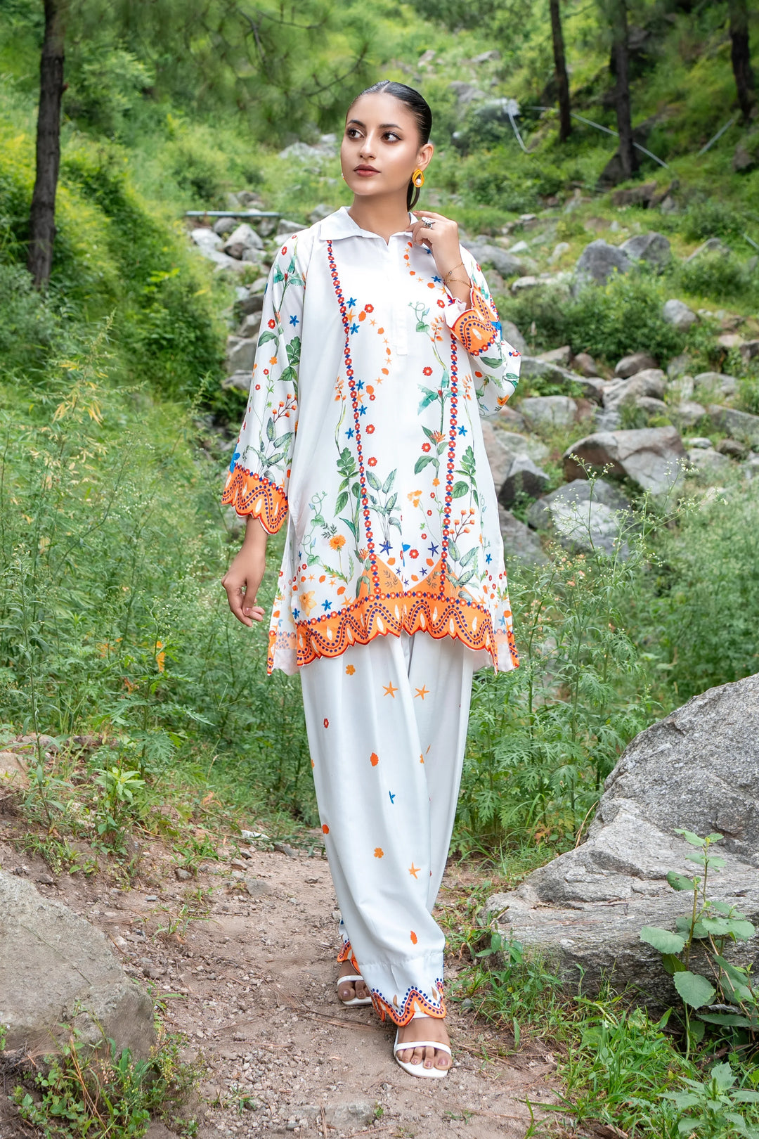 Dhaga Women Pret Printed 2 Piece poly cambric Rita SS25DSP322 - Summer Collection