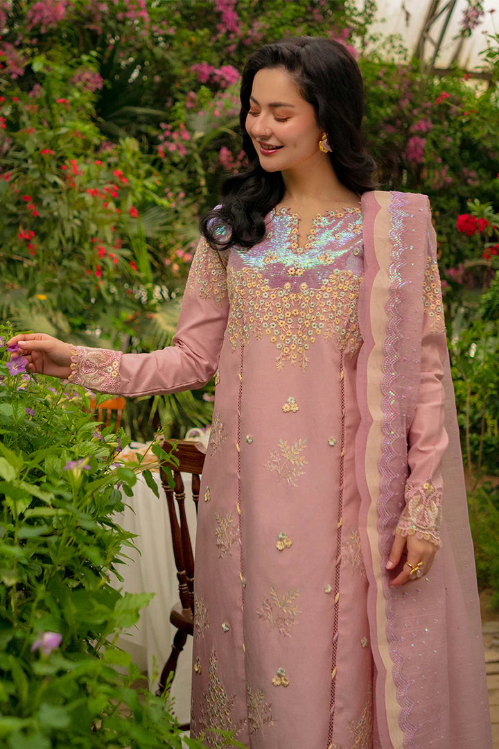 Rang Rasiya Unstitched Embroidered Luxury Lawn 3 Piece Suit RR26ULE ALAYNA - Eid Collection