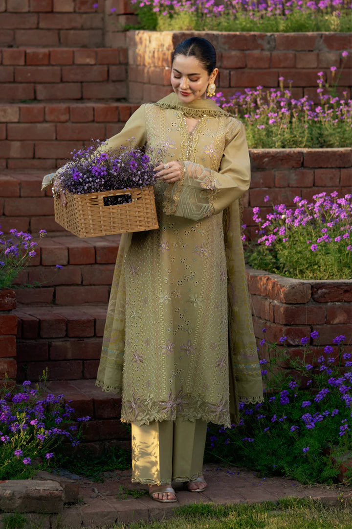 Rang Rasiya Unstitched Embroidered Luxury Lawn 3 Piece Suit RR26ULE RAHA - Eid Collection