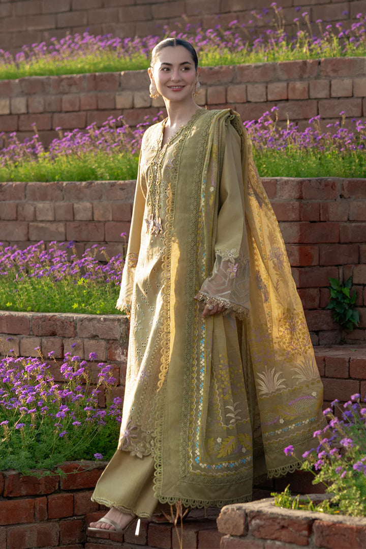 Rang Rasiya Unstitched Embroidered Luxury Lawn 3 Piece Suit RR26ULE RAHA - Eid Collection