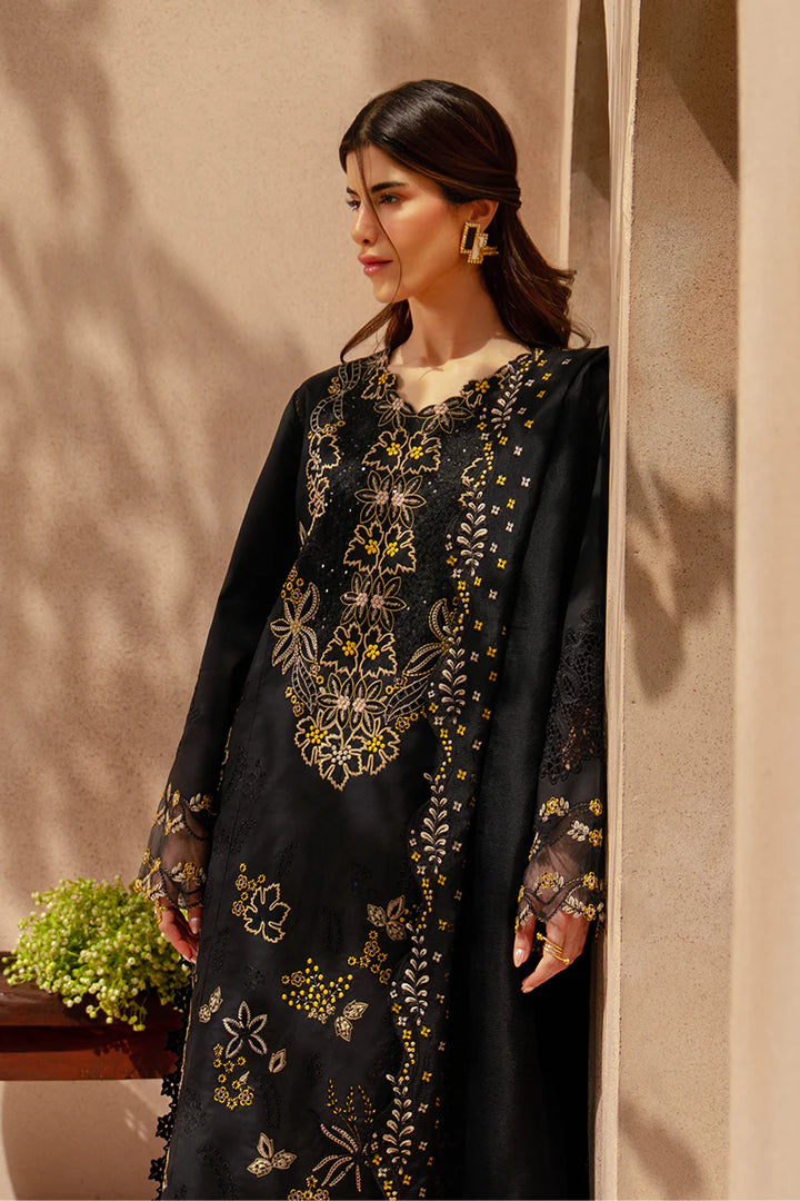 Rang Rasiya Unstitched Embroidered Luxury Lawn 3 Piece Suit RR26ULE LAYL - Eid Collection