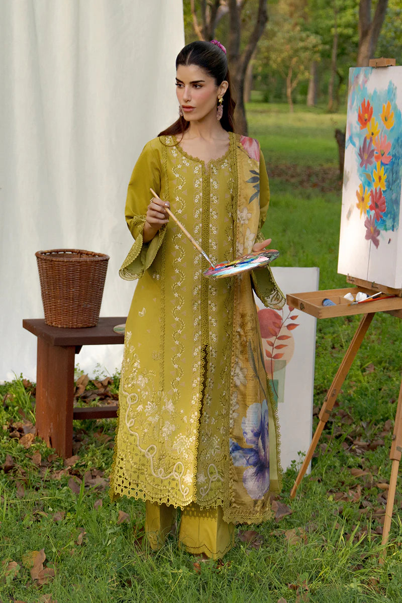 Rang Rasiya Unstitched Embroidered Luxury Lawn 3 Piece Suit RR26ULE HAYA - Eid Collection