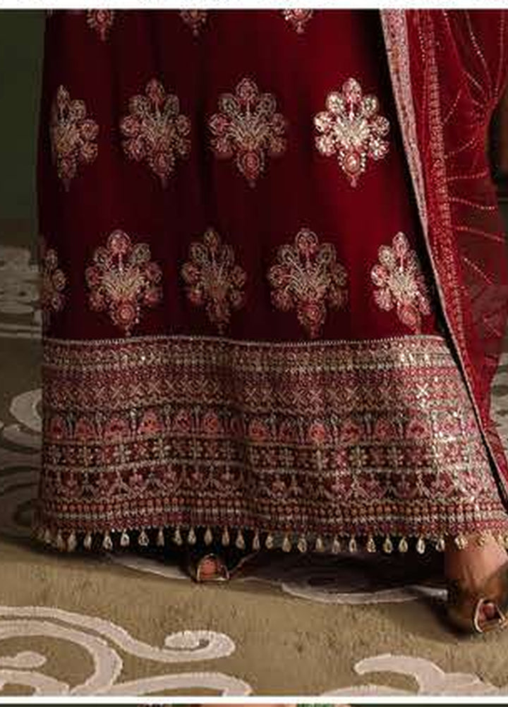 Royale Eternel by Roheenaz Unstitched Embroidered Chiffon 3 Piece Suit RN26URE Imperial Grace RUNCH260101 - Wedding Collection