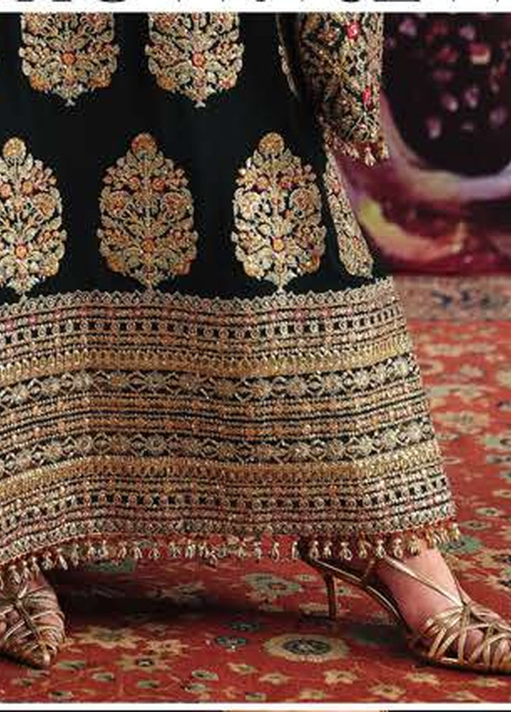 Royale Eternel by Roheenaz Unstitched Embroidered Chiffon 3 Piece Suit RN26URE Crown Jewel RUNCH260102 - Wedding Collection