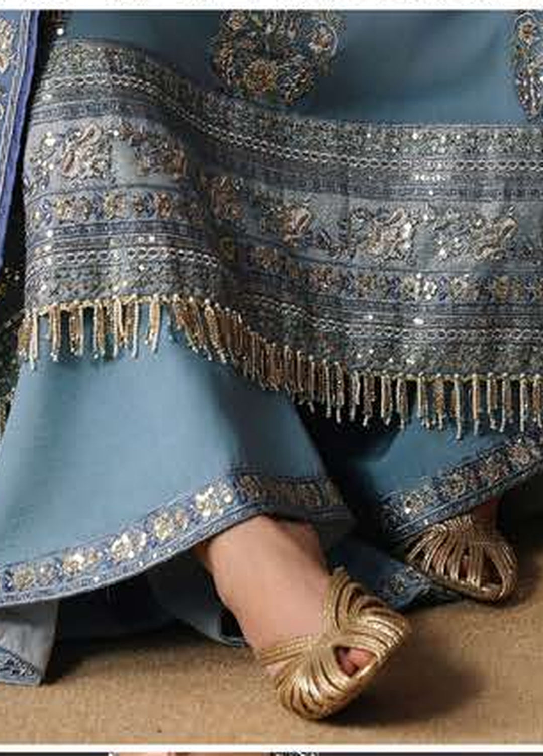 Royale Eternel by Roheenaz Unstitched Embroidered Chiffon 3 Piece Suit RN26URE Royal Muse RUNCH260108 - Wedding Collection