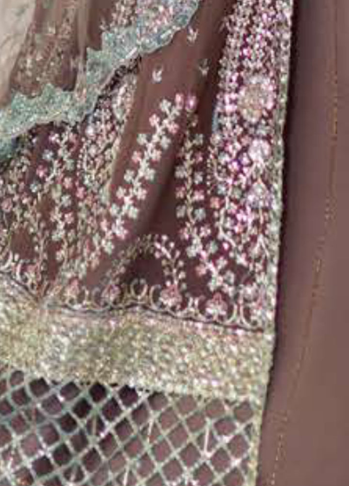 Whispers of Grace by Roheenaz Unstitched Embroidered Chiffon 3 Piece Suit RN26UWG Maeve RUNCH260203 - Wedding Collection