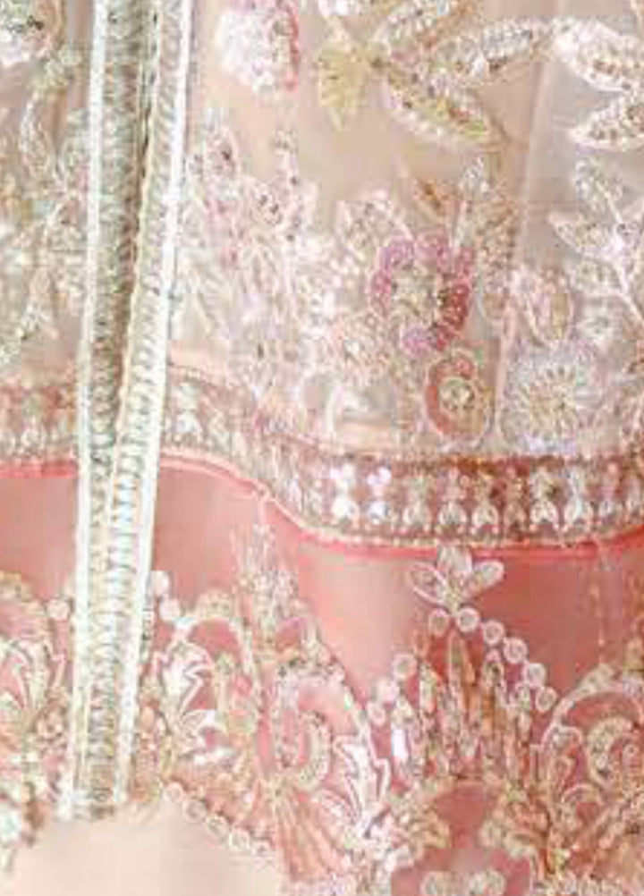 Whispers of Grace by Roheenaz Unstitched Embroidered Chiffon 3 Piece Suit RN26UWG Faye RUNCH260208 - Wedding Collection