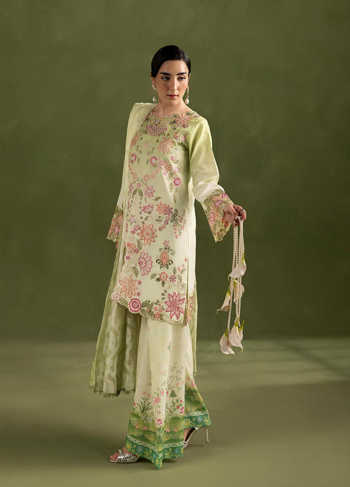 Silah by Rajbari Unstitched Embroidered Crepe Silk 3 Piece Suit RB26US Allure - Festive Collection