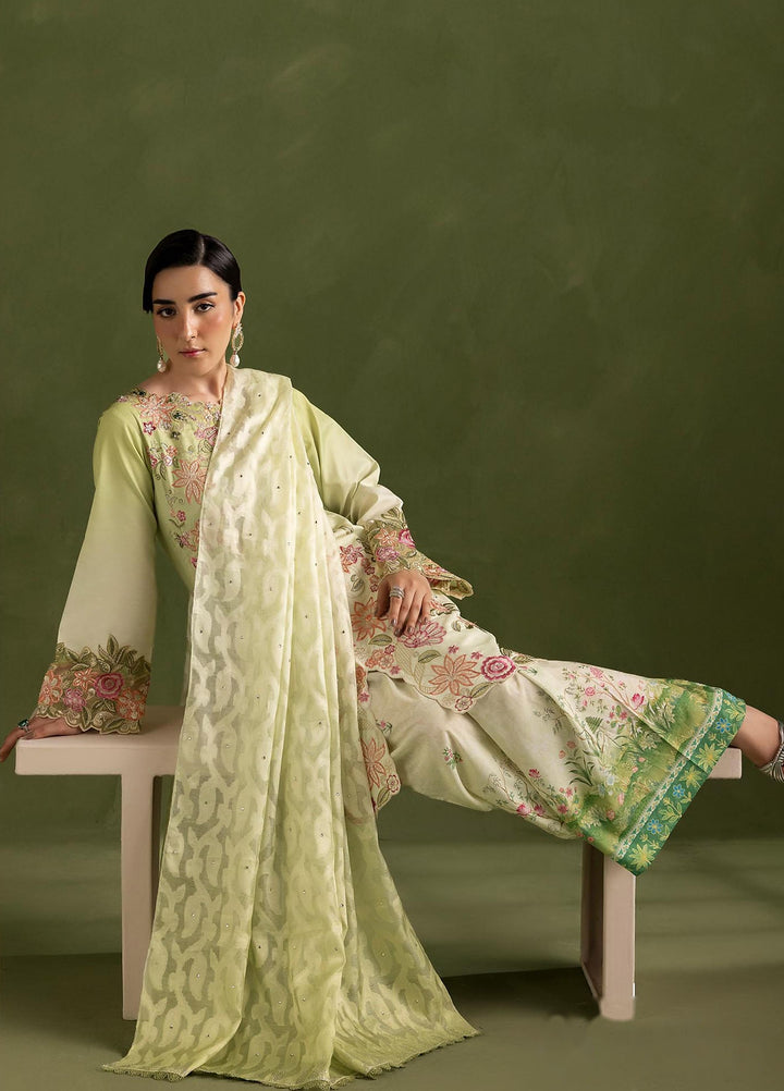 Silah by Rajbari Unstitched Embroidered Crepe Silk 3 Piece Suit RB26US Allure - Festive Collection