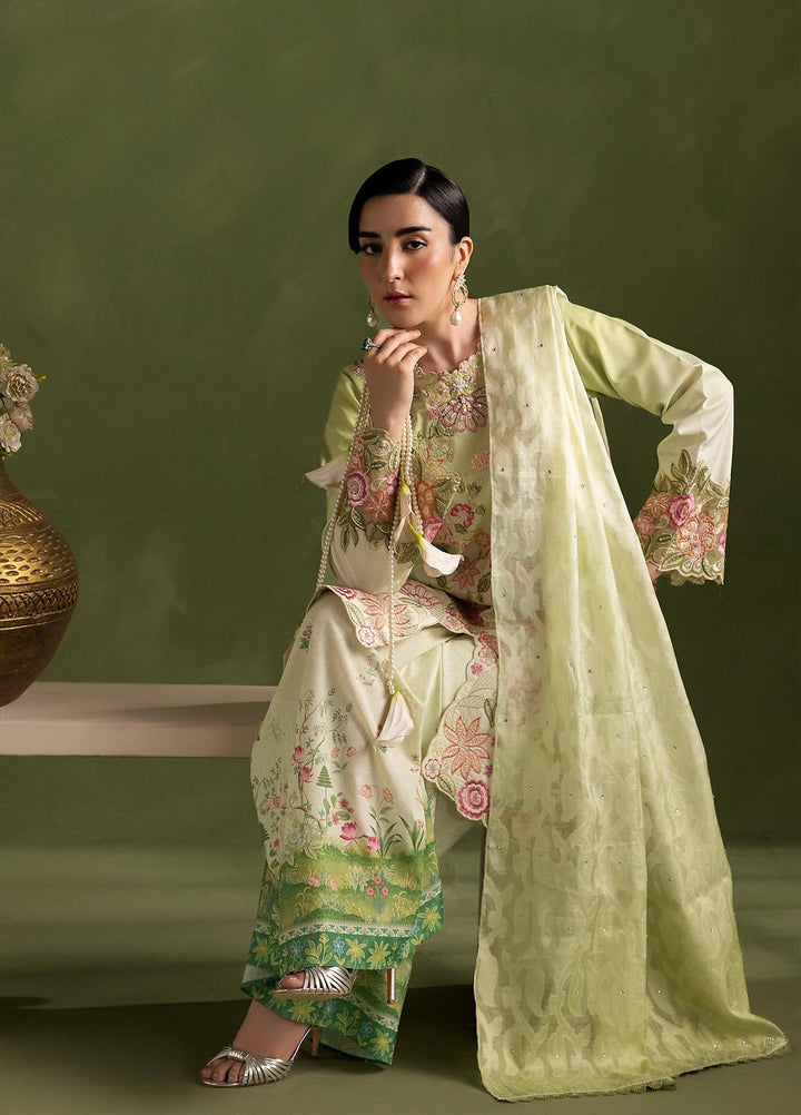 Silah by Rajbari Unstitched Embroidered Crepe Silk 3 Piece Suit RB26US Allure - Festive Collection