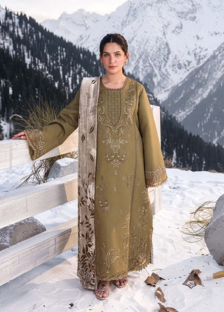 Carnation by Rang Rasiya Unstitched Embroidered Karandi 3 Piece Suit RR26UKW FROSTED FLORA - Winter Collection